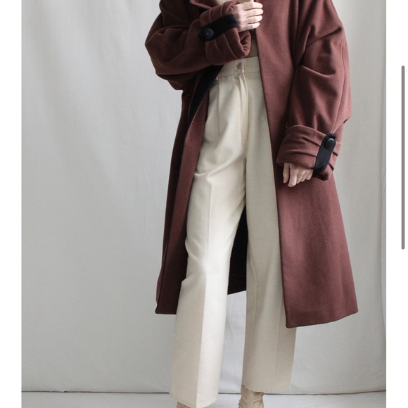BONSERGENT STUDIO 80’s Brown Coat - Picture 3 of 4